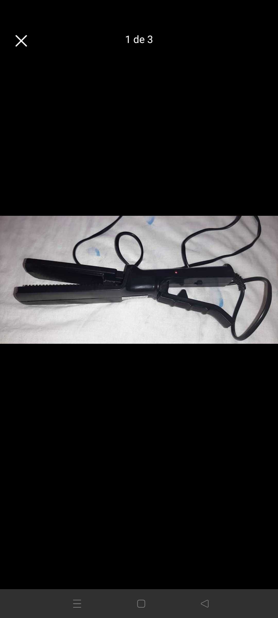 Placa de alisamento para cabelo. 
220V.
