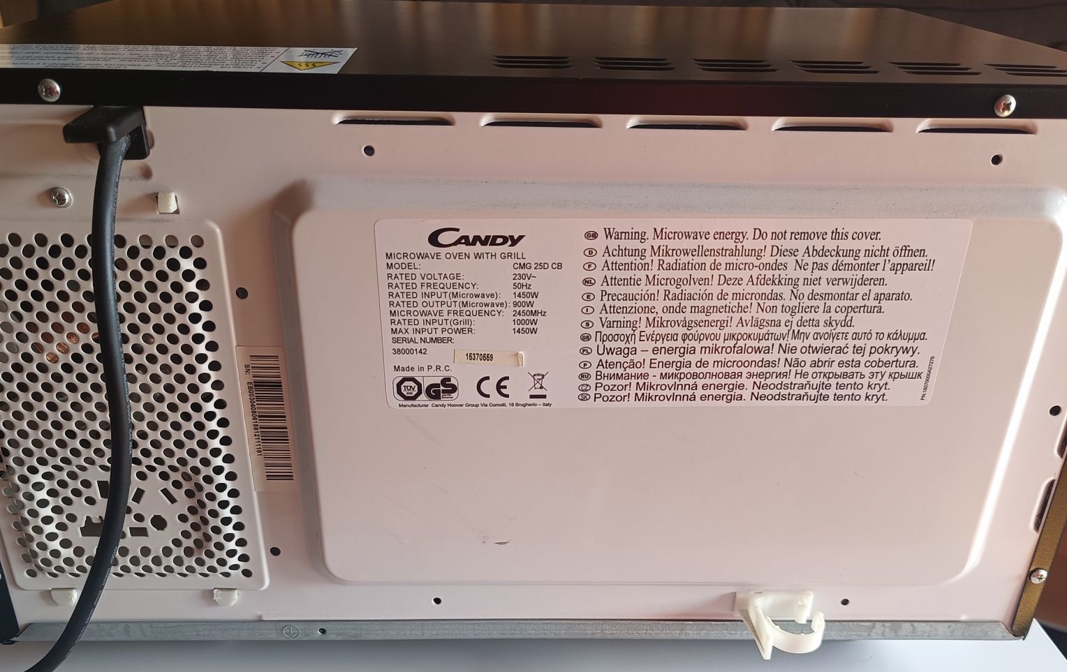 Kuchenka mikrofalowa Candy CMG 25D CB bdb++mikrofala