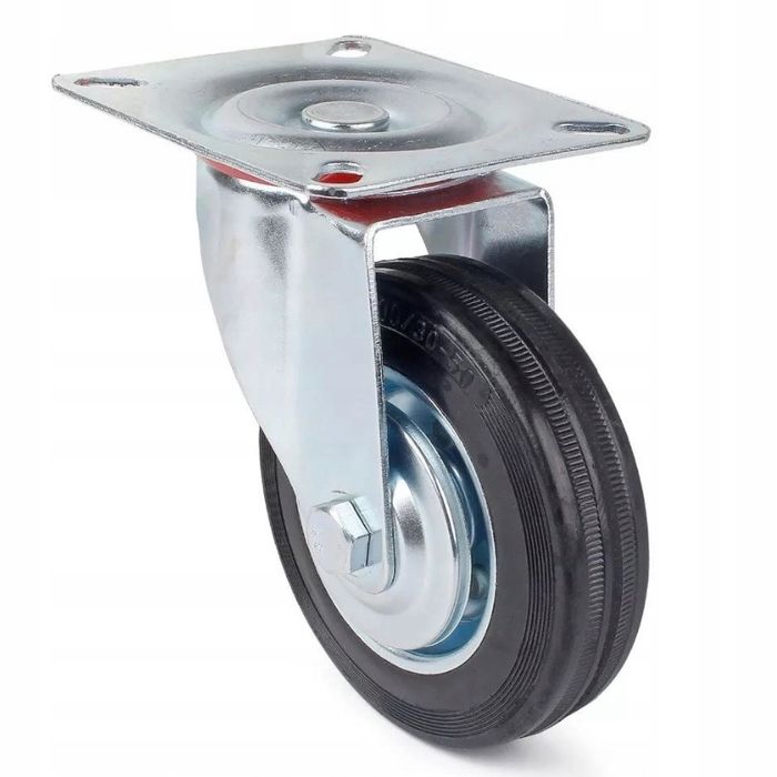 kółko do wózka magazynowego obrotowe gumowe 75 mm skrętne