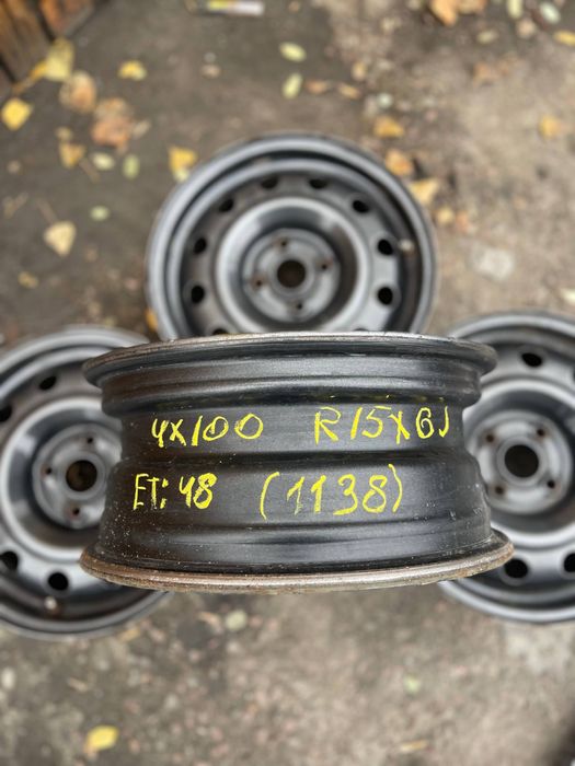 Диски 4/100 r15 металеві