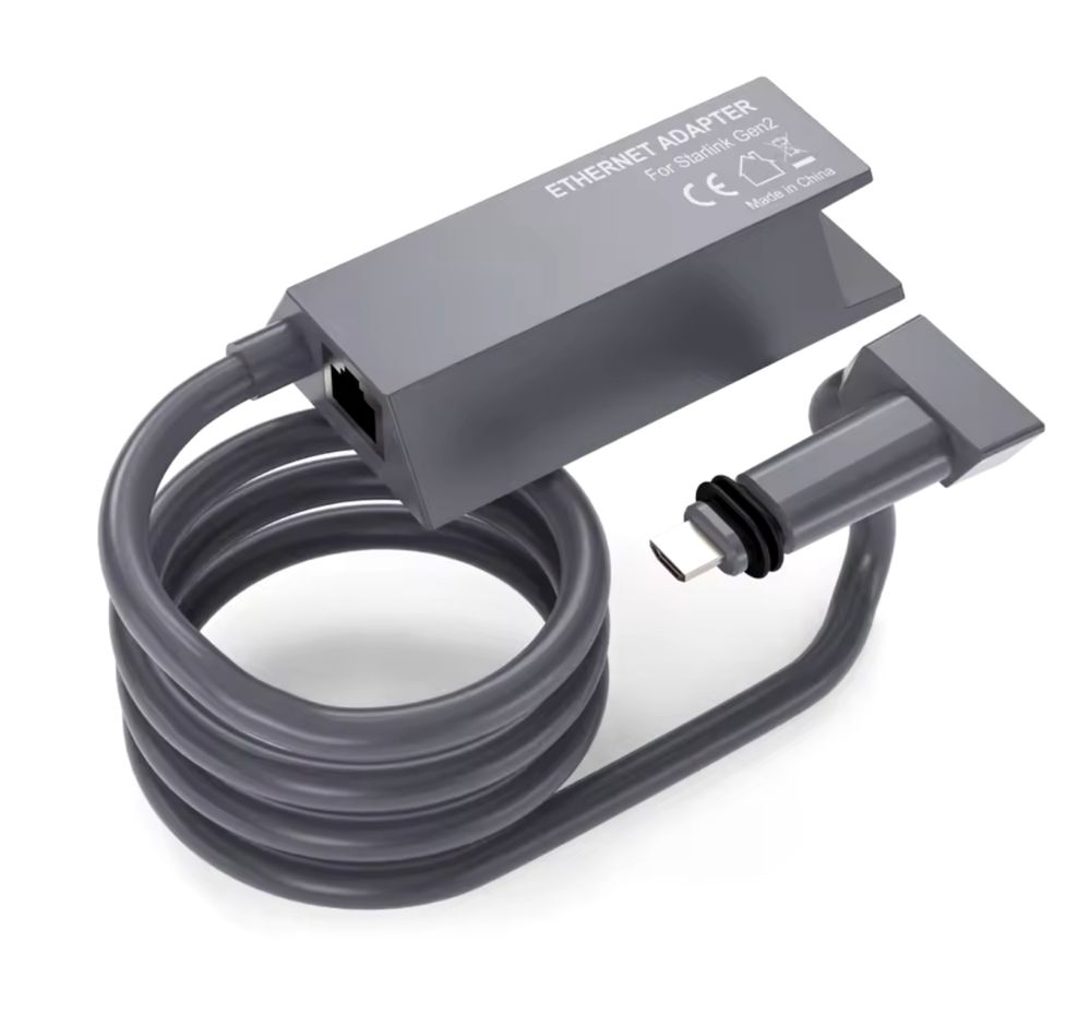 В наявності Адаптер Ethernet  для Starlink Gen 2