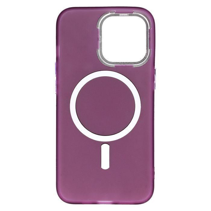 Magnetic Frosted Case Do Iphone 12 Pro Max Fioletowy