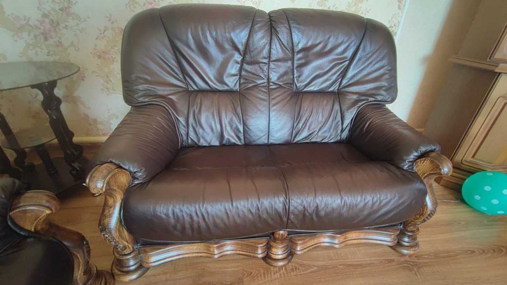 шкіряний дивани каркас дуб