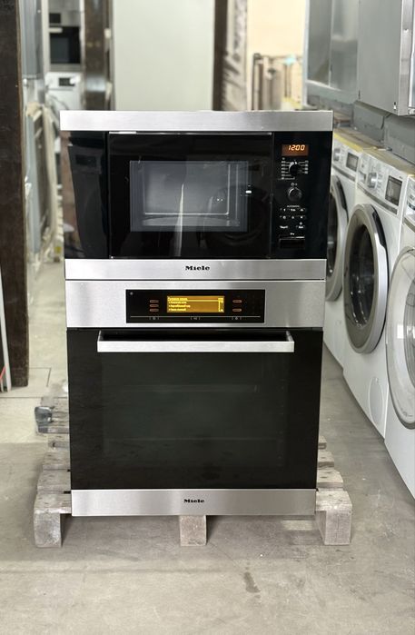 Преміальний комплект Miele — духова шафа H5681B та мікрохвильова M8161