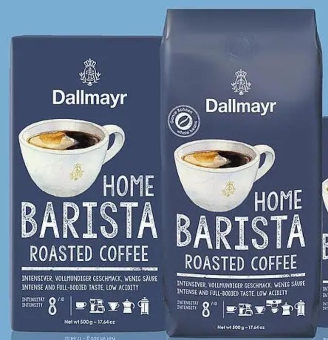 Кава Dolmayr barista 500 г зерно і меленарамм