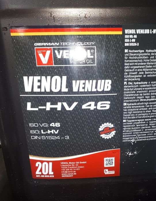 Olej hydrauliczny L-HV46