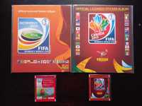 2 Cadernetas+2 Saquetas de futebol Women's World Cup 2011+2015 Panini