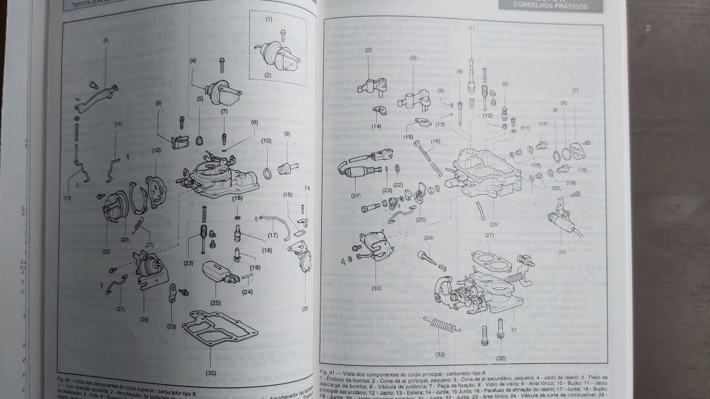 Toyota Corolla 1.3 Revista mecânica, manual mecânico oficina