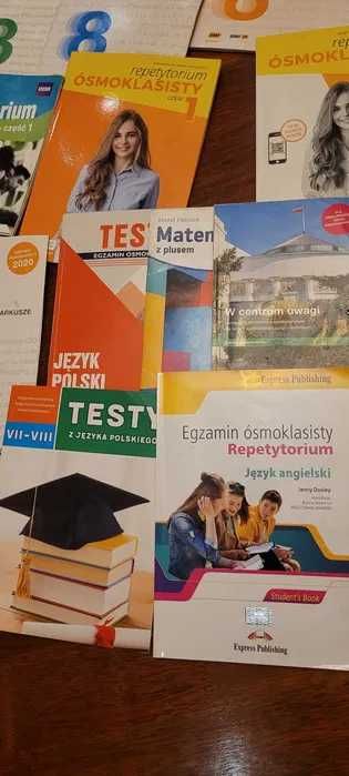 Egzamin ósmoklasisty 18 repetytoriów, polski, matematyka, angielski