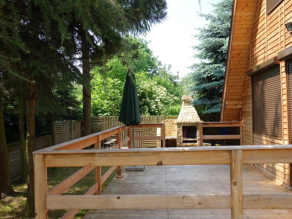 Piękny domek letniskowy nad jeziorem Nyskim - 8 osobowy