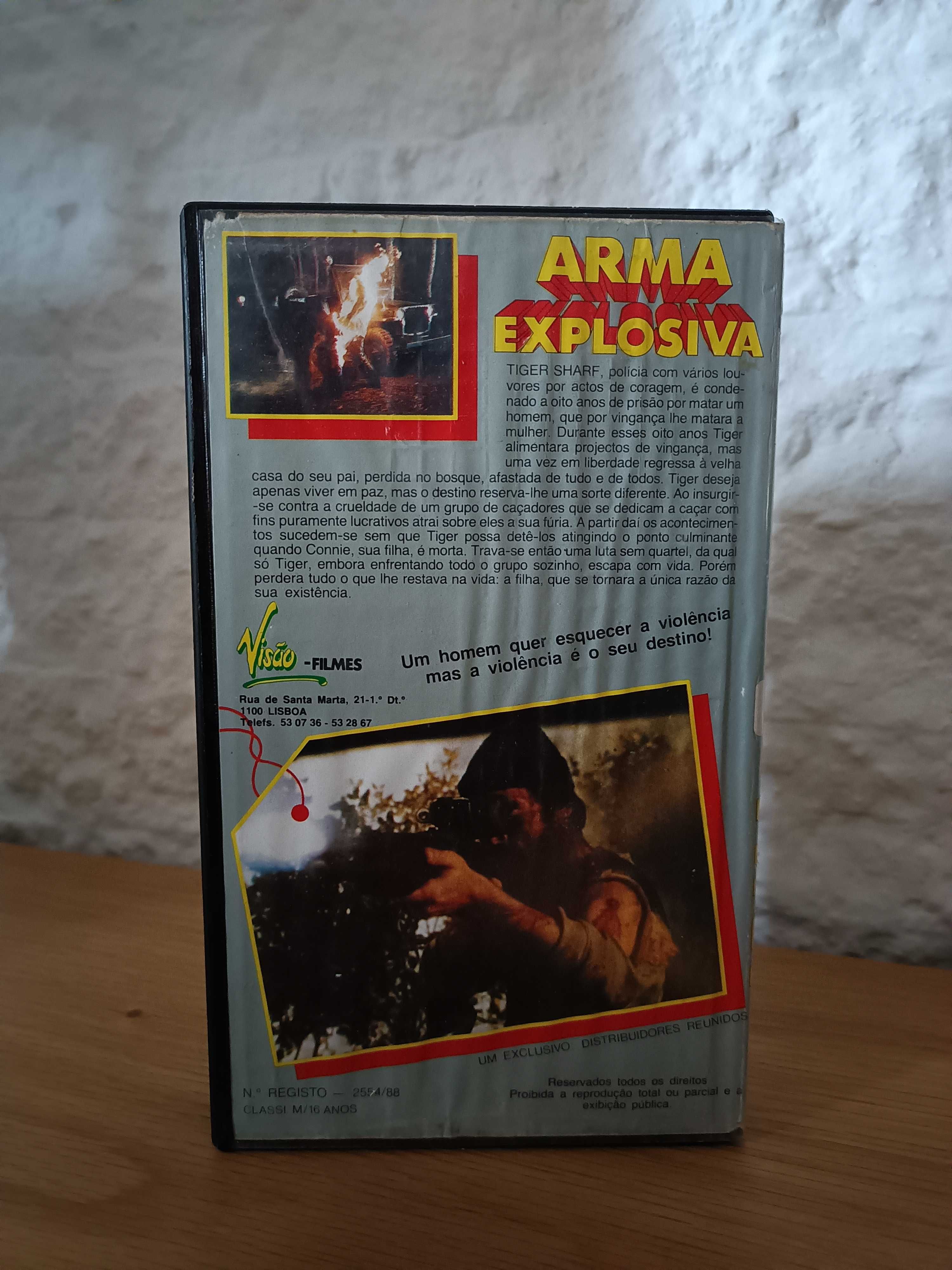 Filme VHS Arma Explosiva (Blastfighter) Lamberto Bava