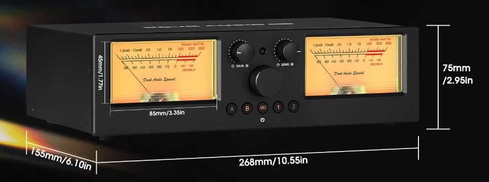 Przełącznik wzmacniaczy DOUK Audio VU3PRO - NOWY