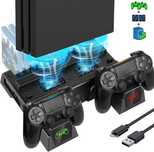 Stacja dokująca pionowa Ps4 chłodząca z ładowaniem padów