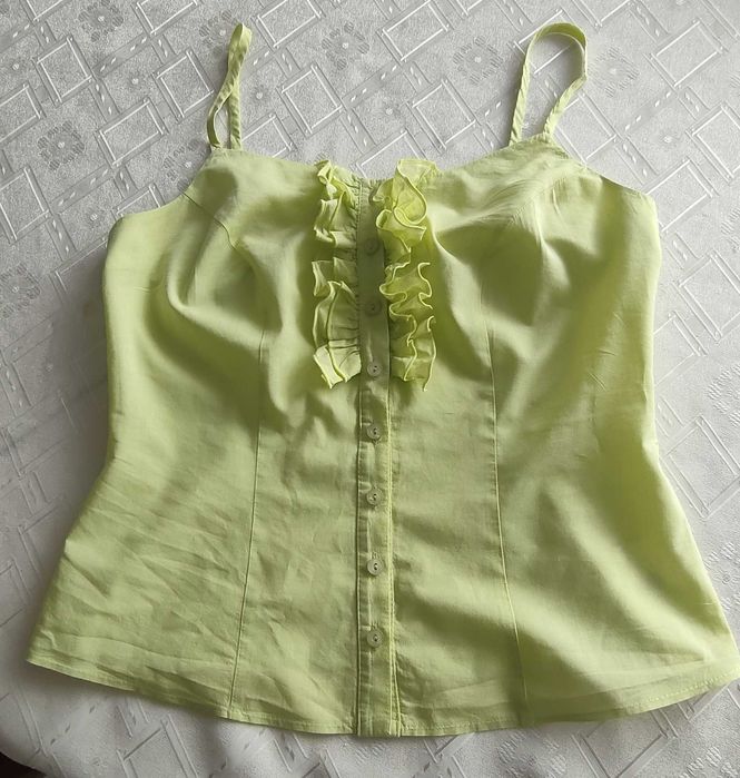 Bluzka żółta na ramiączkach