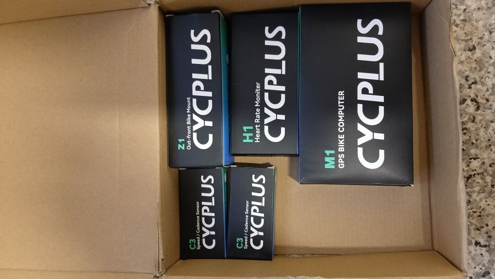 Zestaw, komputer rowerowy GPS Cycplus M1
