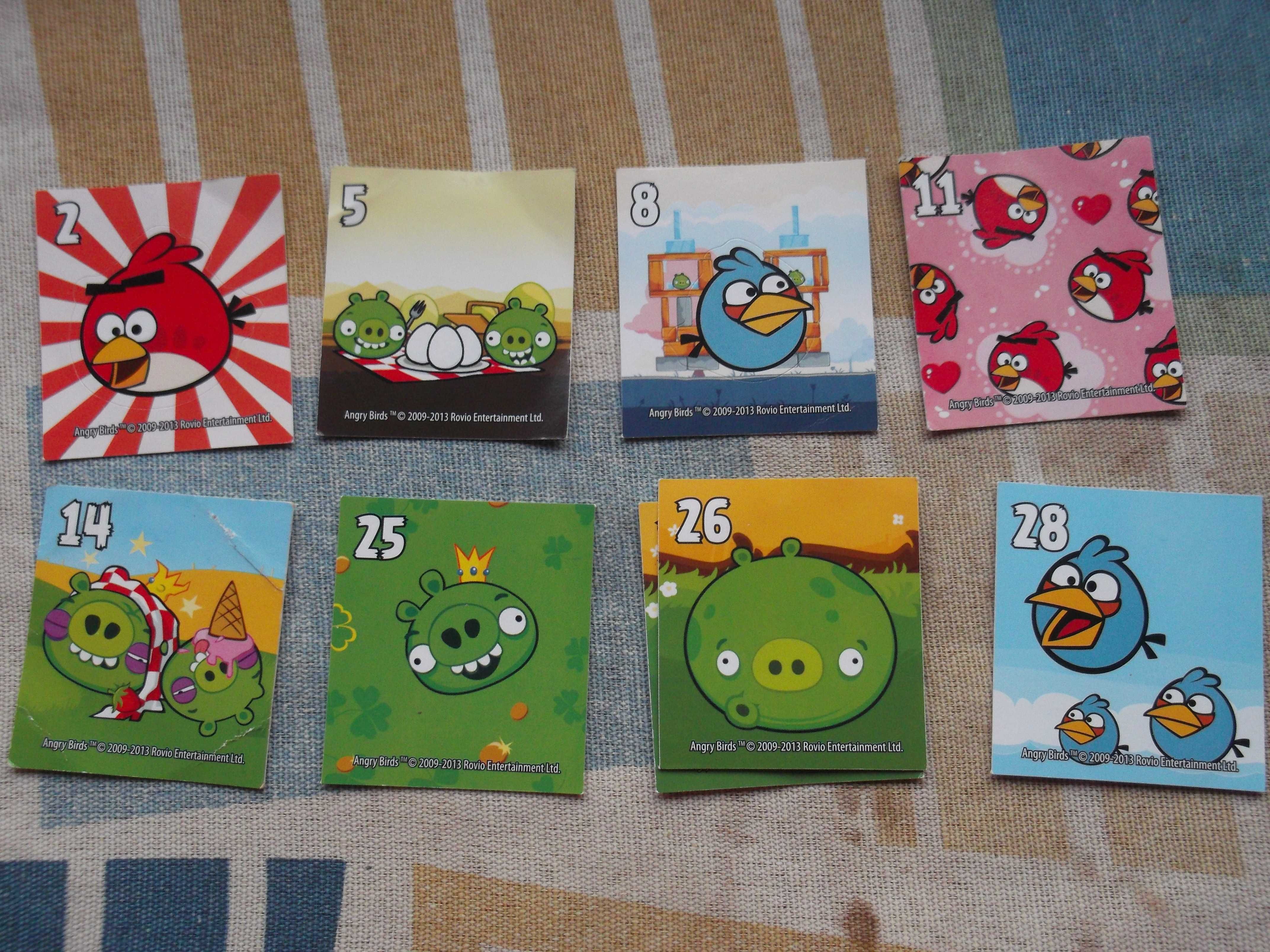 Tazos da Angry Birds