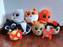 Coleção de Peluches Pingo Doces: Floresta e Oceano