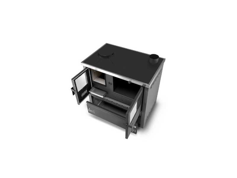 Piec stalowy kominek / kuchnia węglowa BLIST OLIMP 12kW