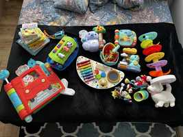 Zestaw giga zabawek dla niemowlaka roczniaka Fisher Price Dumel Vtech