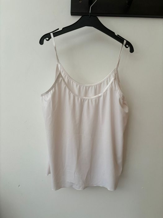 Top branco de alças