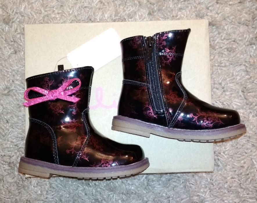 NOWE! Botki buty lakierowane dziecięce r.21 NelliBlu DOSTAWA GRATIS