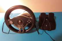 Volante e pedais gaming