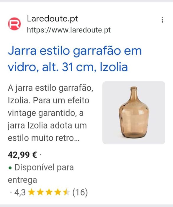 Garrafões de decoração