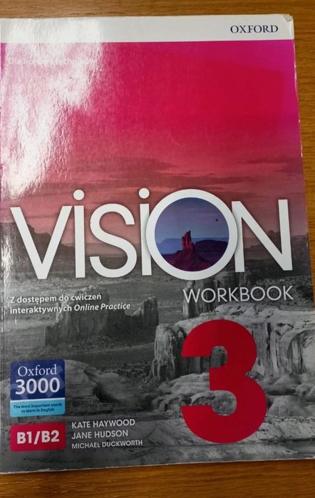 Komplet-Podręcznik Vision 3 plus zeszyt ćwiczeń