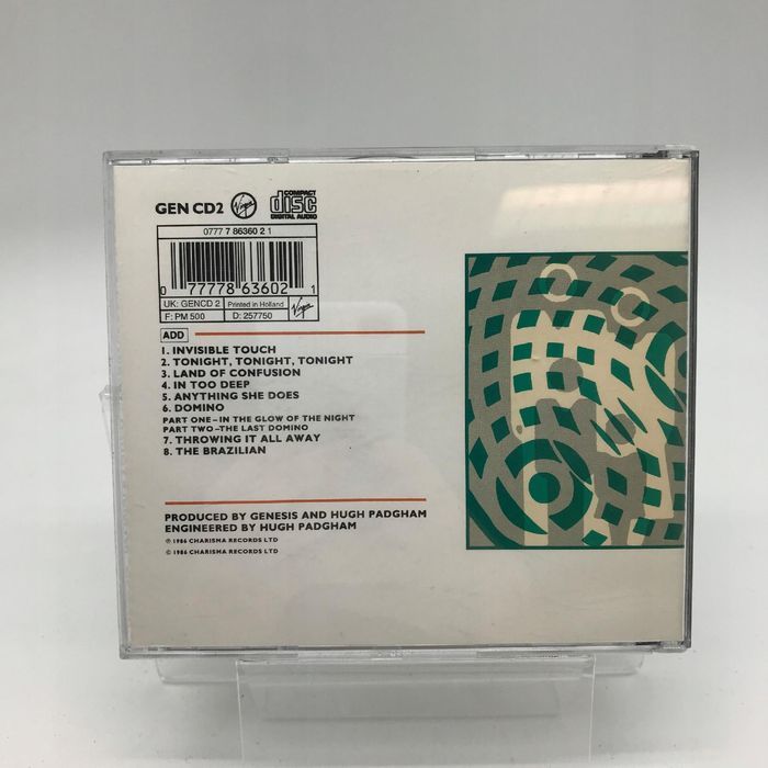 cd - genesis - invisible touch