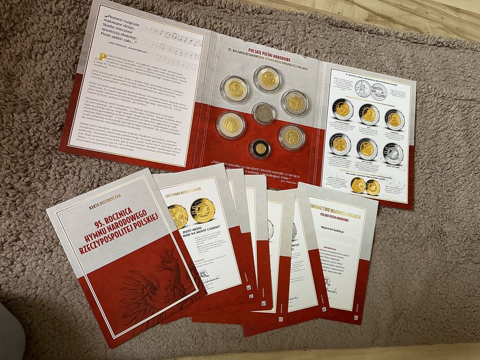 Polskie pieśni narodowe monety
