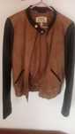 Casaco bomber tam.S leather Mango