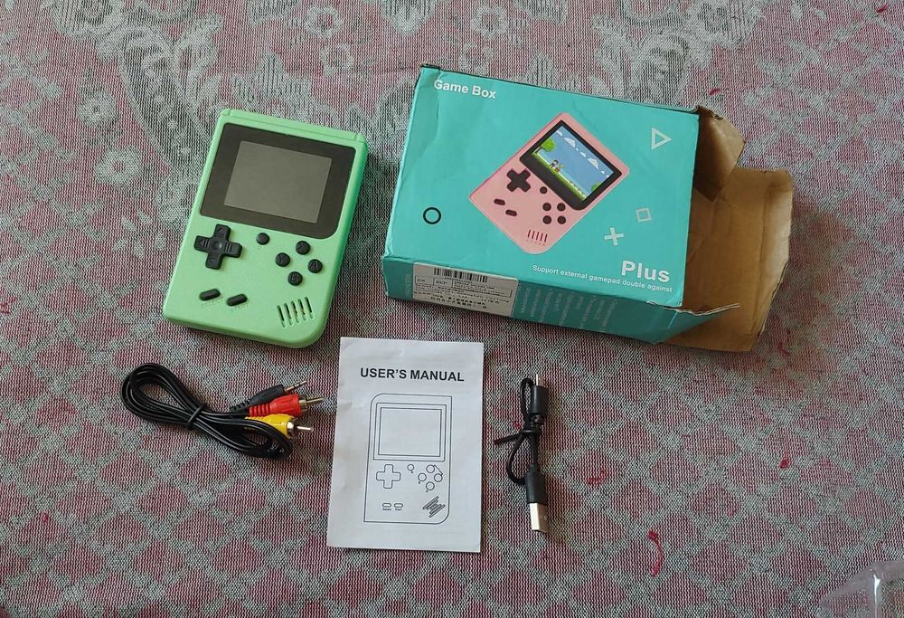 Dendy Nintendo Портативная приставка 500 игр консоль 8Bit TV Out новая