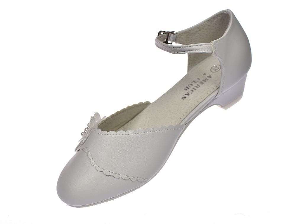 Buty do komunii balerinki białe komunijne Kom 50/23 rozm. 32