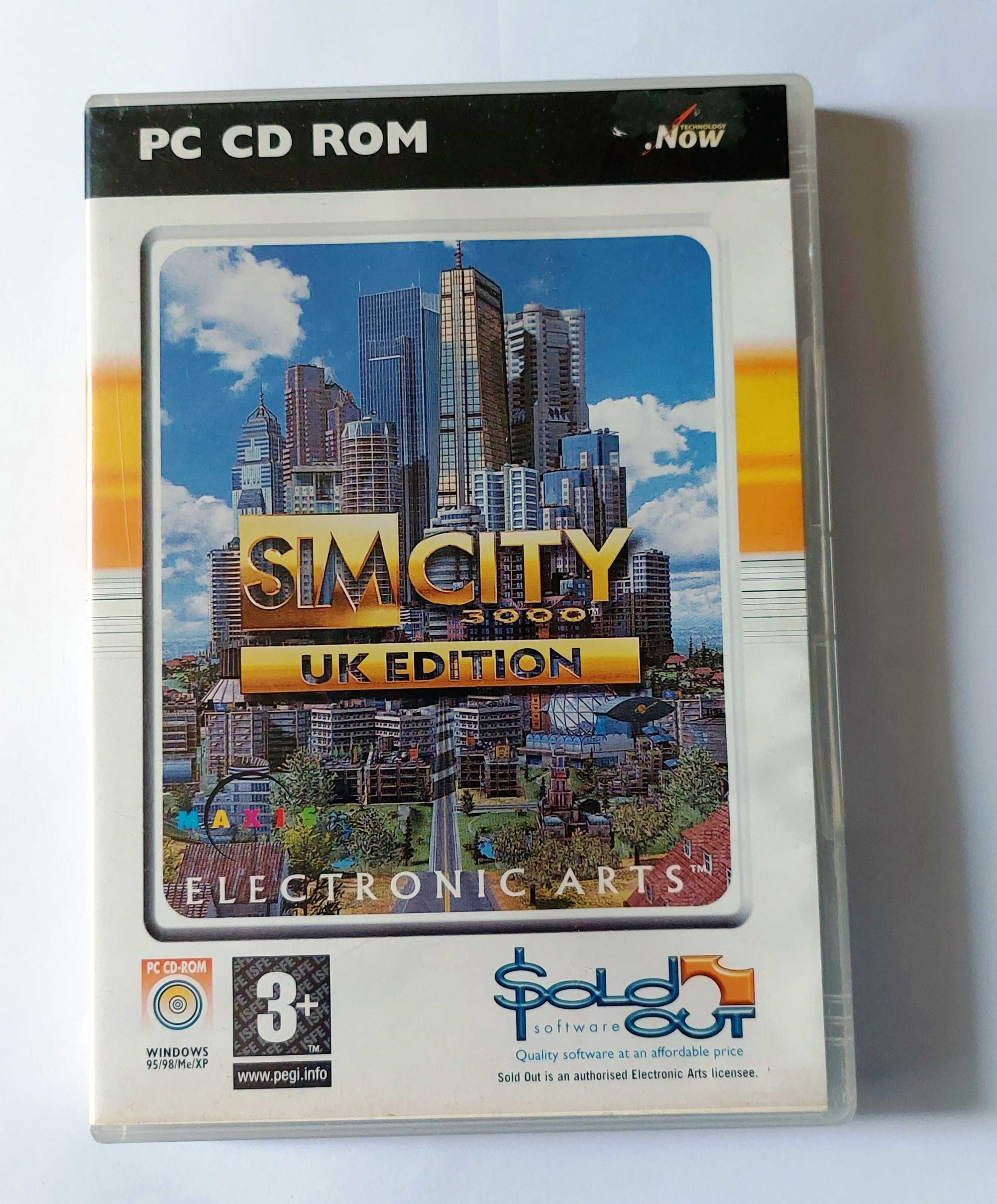 SIM CITY 3000 UK EDITION | gra w zarządzanie miastem na komputer PC