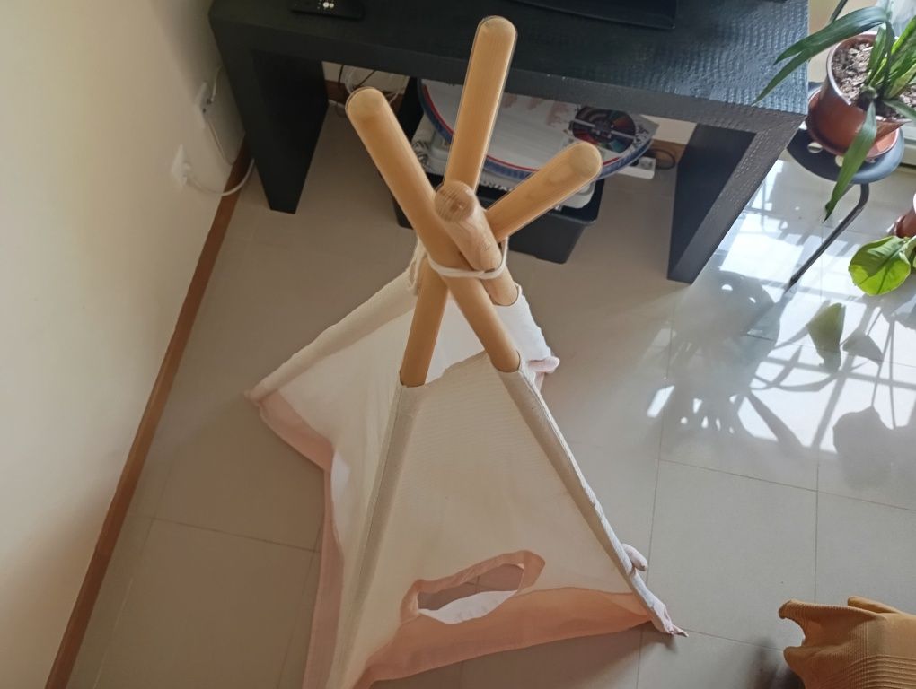 Tenda Tipi Rosa Criança