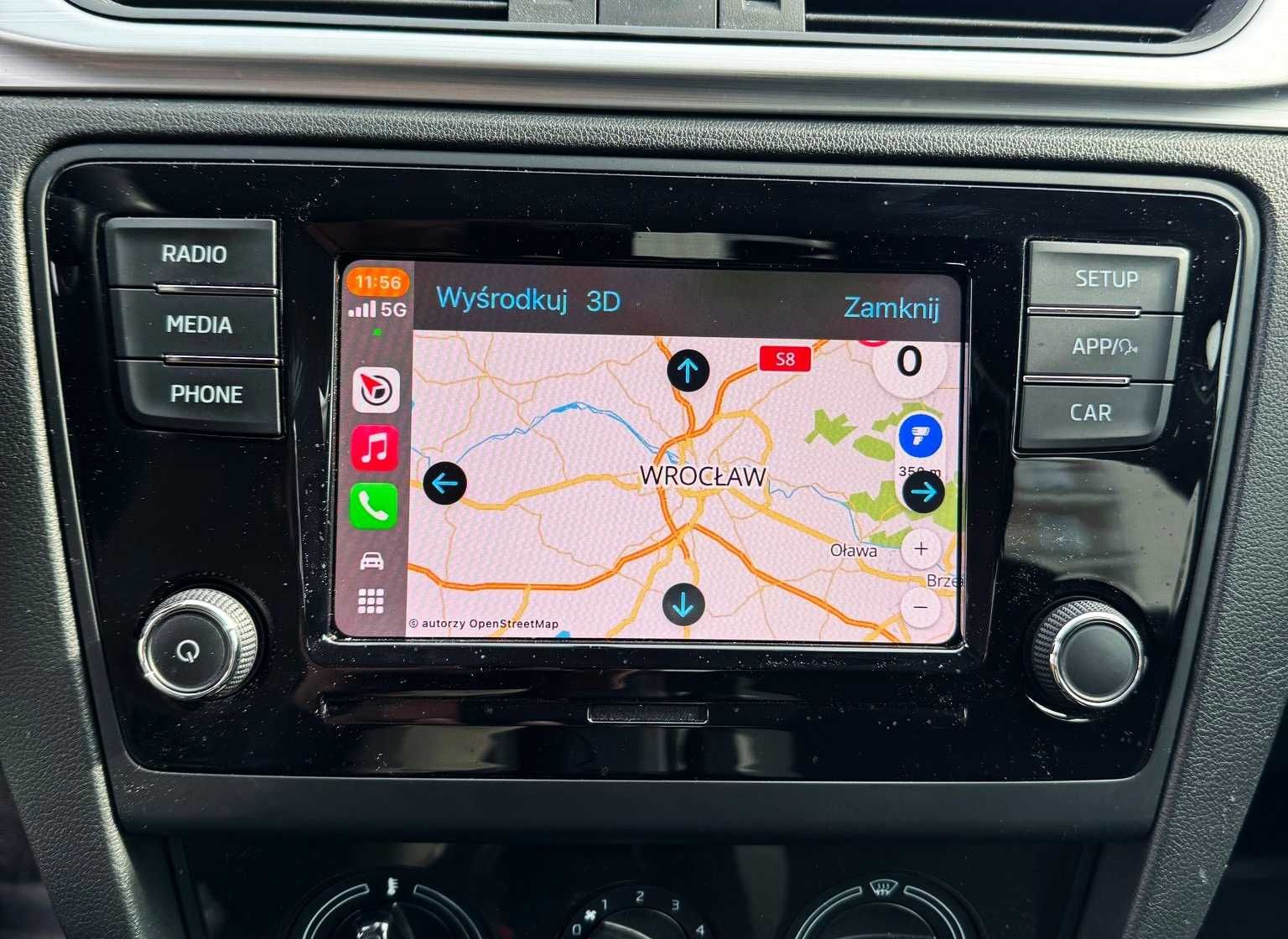 SKODA Fabia Radio SWING MEN2 Aktywacja CARPLAY Android Auto Smart Link