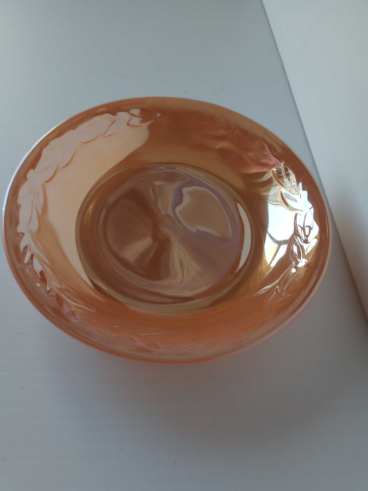 Prato fundo em loiça "casca de cebola", "Fire-King", made in USA