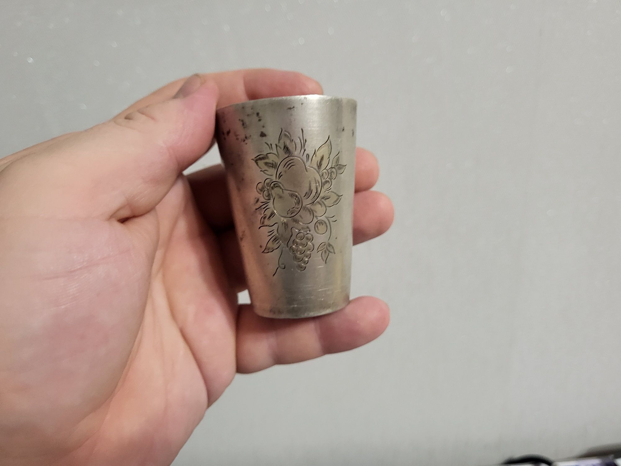 Стакан,стопки серебро 875 пр 101 грамма