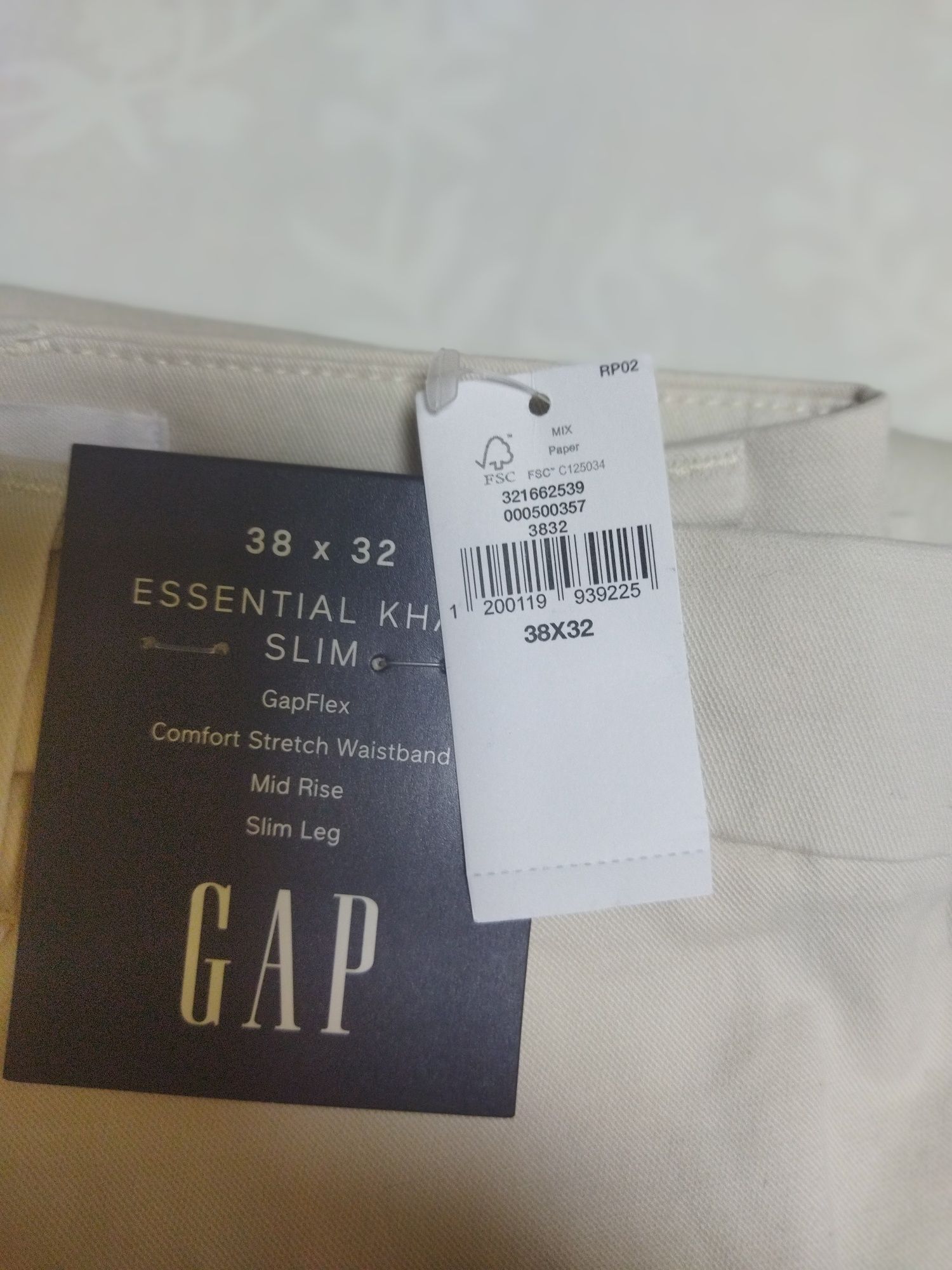 Брюки чоловічі GAP CHINO Оригинал 38/32
