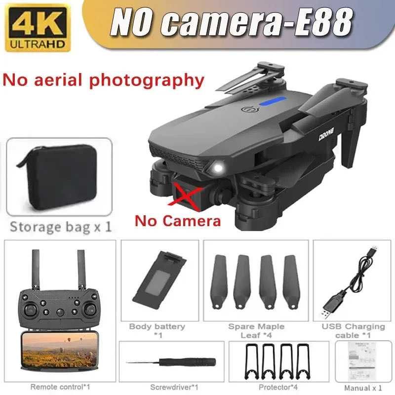 Drone E88 Pro 4K HD com Dupla Câmara e Controle Remoto