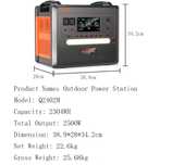SOLARPLAY Q2402M Stacja Zasilania powerbox magazyn energii 2304WH