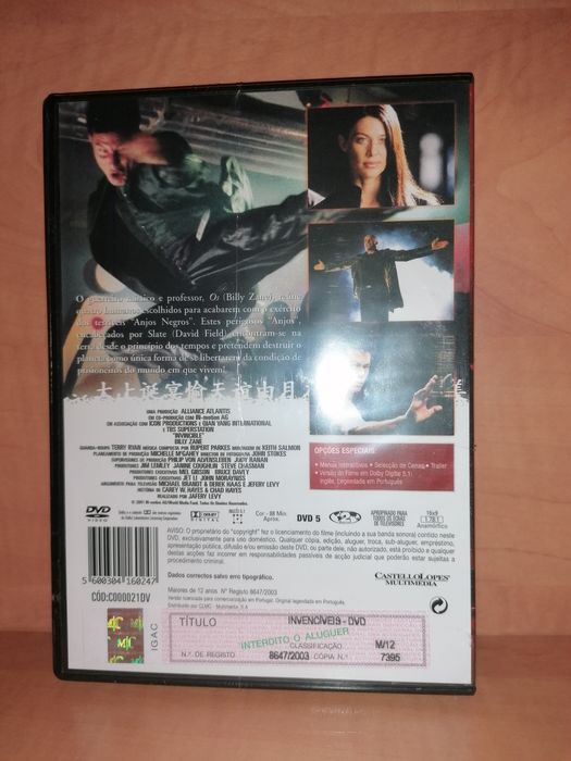 DVD NOVO e SELADO - Invencíveis ( Produzido por Mel Gibson e Jet Li )