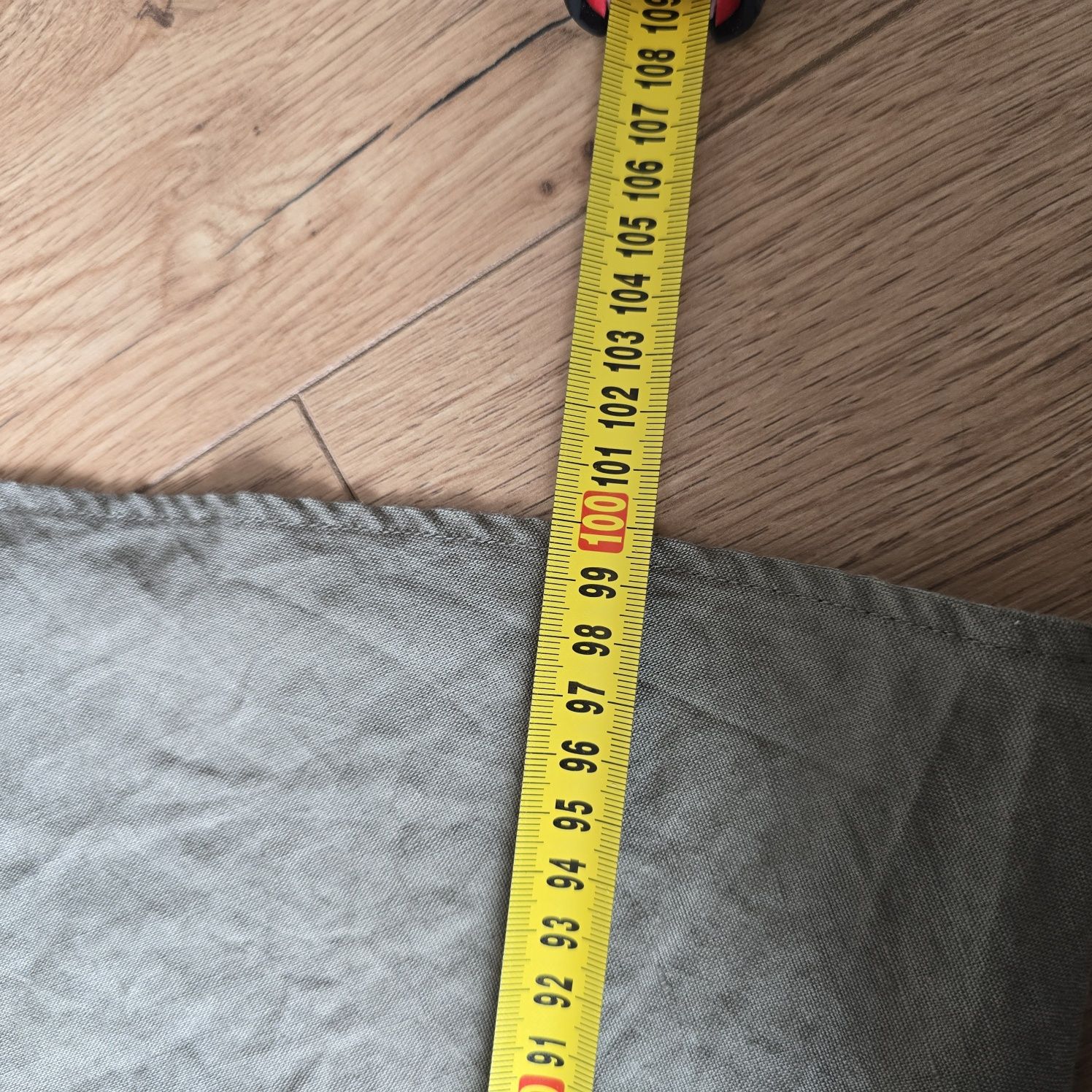 Spódnica midi Zara s 36 38 m len linen bawełna letnia
