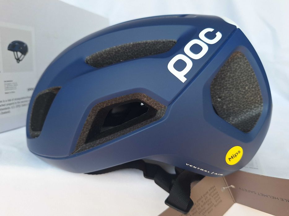 Kask rowerowy szosowy Poc Ventral Air Mips Lead Blue Matt M 54-59cm