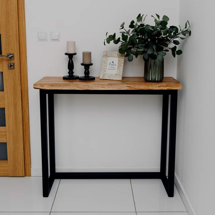 Konsola dębowa loft