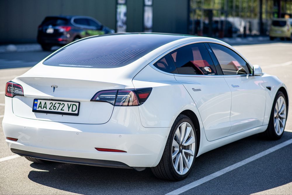Tesla model 3, long range 75 кВт