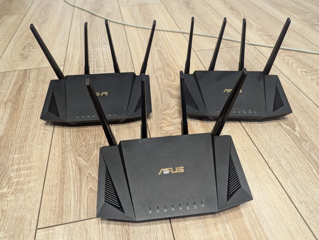 Бездротовий маршрутизатор (роутер) ASUS RT-AX58U  v1 WIFI 6 AiMesh 19v