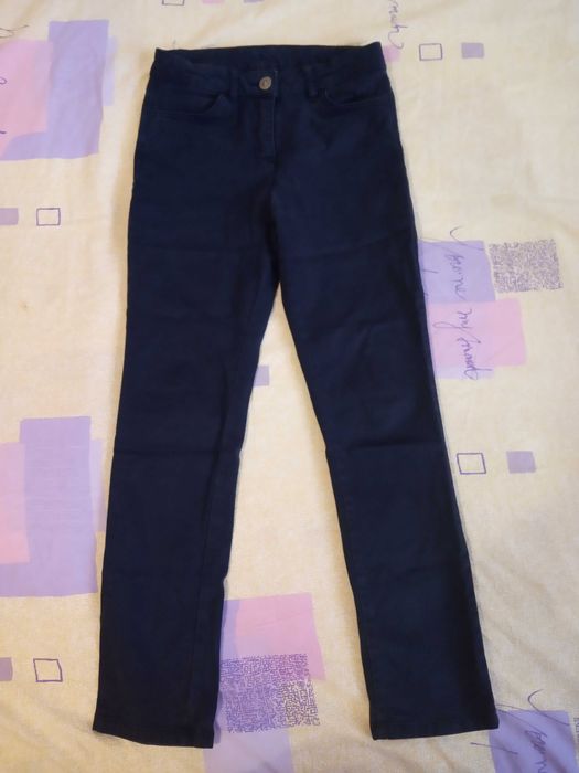 Синие брюки, джинсы для  девочки на 10- 11 лет Waikiki,джинсы.