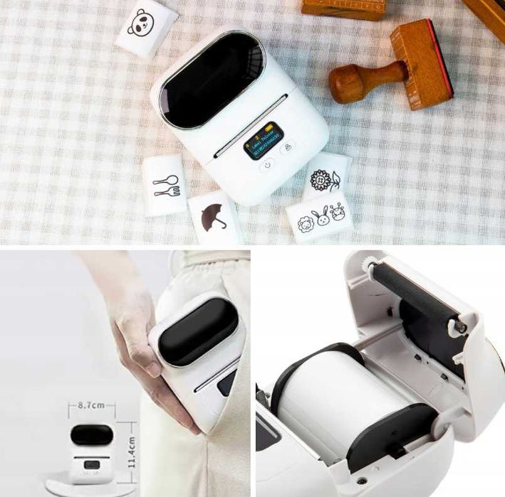 Phomemo Drukarka Termiczna Samoprzylepnych Etykiet Naklejek - OKAZJA