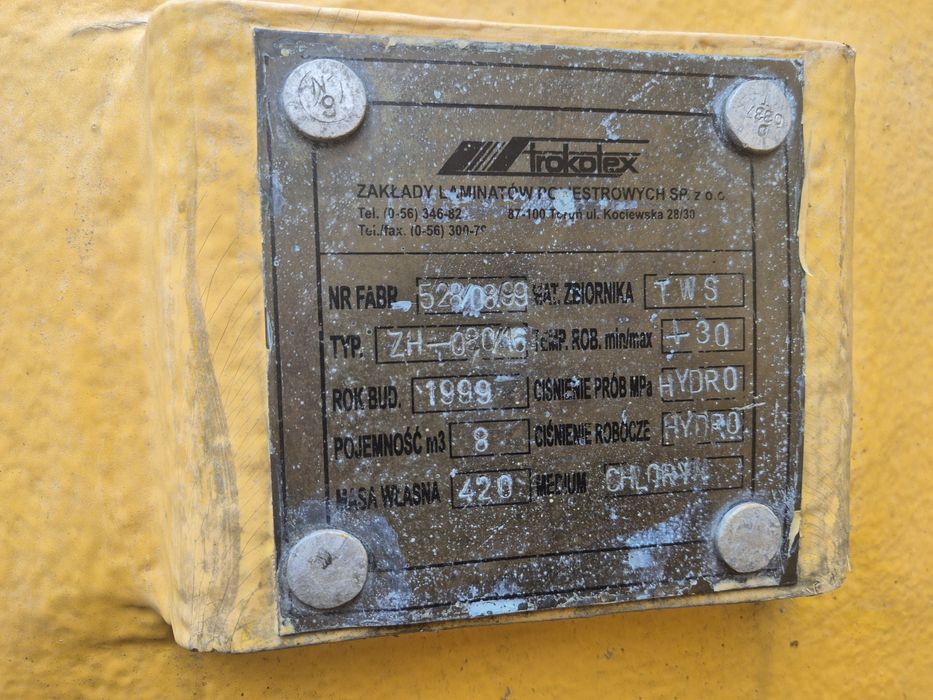 Zbiorniki na nawóz RSM  Trokotex 2 szt 8000L likwidacja gospodarstwa